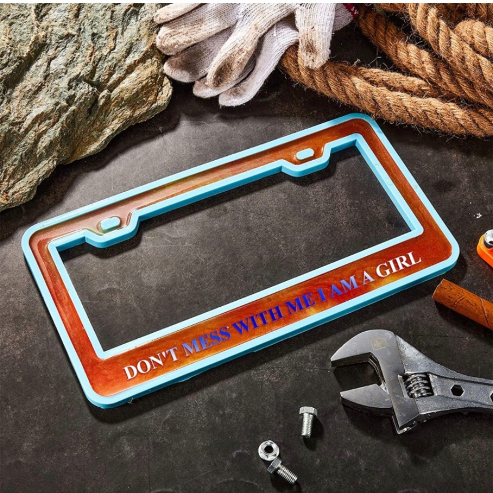 Custom liscense plate cover